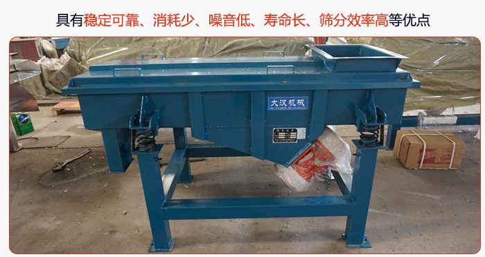 具有穩(wěn)定可靠、消耗少、噪音低、壽命長、振型穩(wěn)、篩分效率高等優(yōu)點